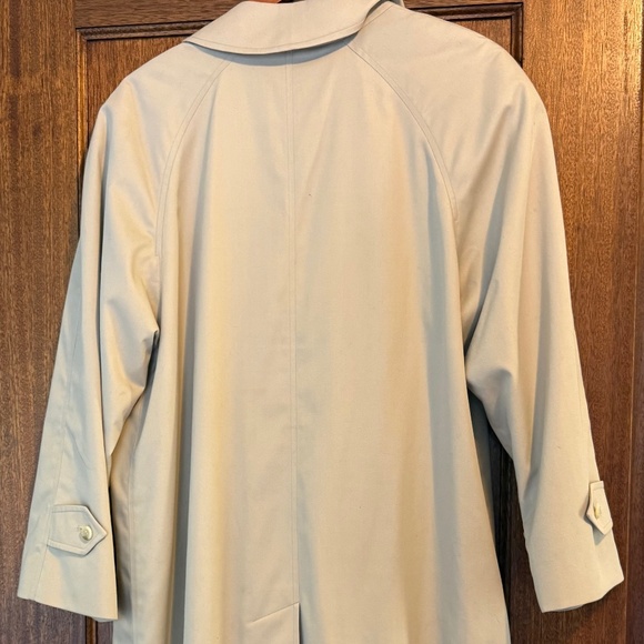 Vintage Burberrys Trench Coat England Sz 10 Long Beige - Picture 3 of 6